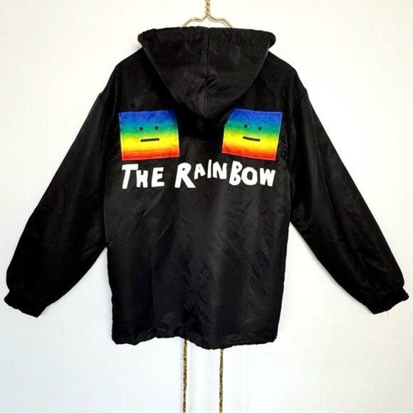 ACNE STUDIOS Rainbow Hooded Jacket Large - Picture 2 of 13